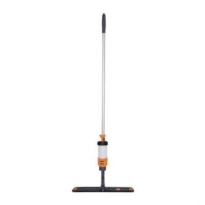 Abbildung von Taski VersaPlus 2.0 Spraymopp mit 60cm Breite zum Feucht u. Nasswischen und zur Desinfektion, inkl. oranger Druckflasche, 0,6 L1 Stk. (60 cm)