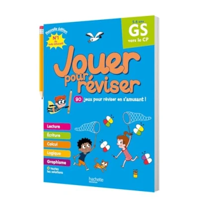 Abbildung von Jouer pour réviser de la Grande Section au CP 5 6 ans Cahier vacances 2024: GS vers le