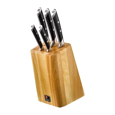 Abbildung von Richardson Sheffield R Vision 5 teiliges Messerset mit Block Holz