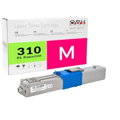 Abbildung von Kompatibel 44469705 OBV Toner für OKI C310 C330 C510 MC351MC352 MC351 MC562 magenta