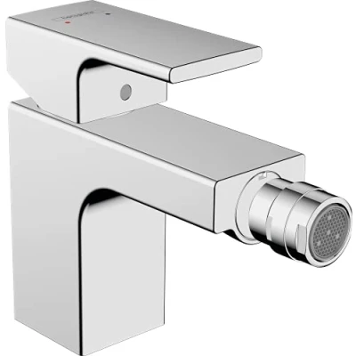 Abbildung von hansgrohe Bidetarmatur &quot;Vernis Shape&quot;, mit Zugstangen Ablaufgarnitur, chrom