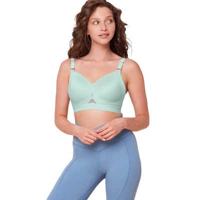 Abbildung von triaction by Triumph Gravity LITE Nonwired Padded Sportbh mit starker Stützkraft, Damen, Größe: 85C, Peppermint