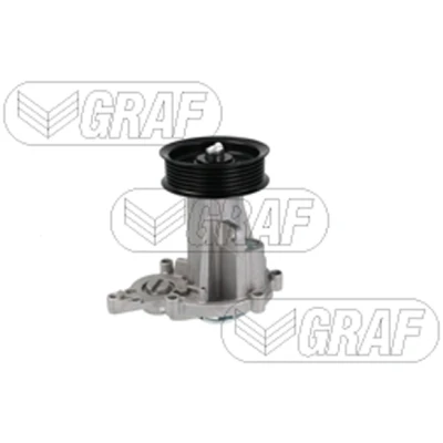 Abbildung von GRAF PA1496 Wasserpumpe mit Dichtung mechanisch 94 für Keilrippenriementrieb ALFA ROMEO: Giulia Limousine, Stelvio