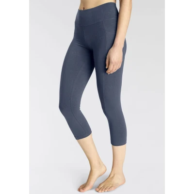 Abbildung von Vivance Capri Leggings Hosen, Damen, Größe: 36/38, Blau