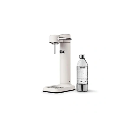 Abbildung von Aarke Carbonator 3, Premium Wassersprudler aus Edelstahl mit Flasche, Mattweiß Finish