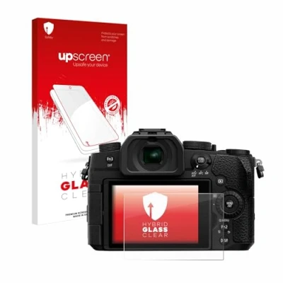 Abbildung von upscreen Schutzglas für Panasonic Lumix DC G91 Schutzfolie, Glas Folie [Klar, 9H Panzerschutz, Anti Fingerprint]