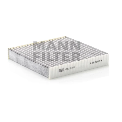 Abbildung von MANN FILTER CUK 20 006 Innenraumfilter Aktivkohlefilter 194 188 30 FIAT: Panda III Schrägheck, 500 C Cabrio