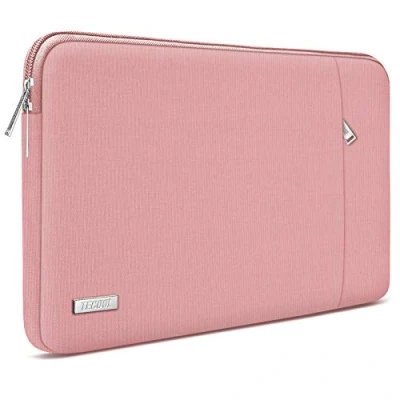 Abbildung von TECOOL 13,3 Zoll Laptop Tasche Hülle für 13 MacBook Pro Air M3 M2 M1 2024 2022 2012,14 2023 2021,13,3 Acer Dell Samsung Surface Stoßfeste Schutzhülle,Rosa