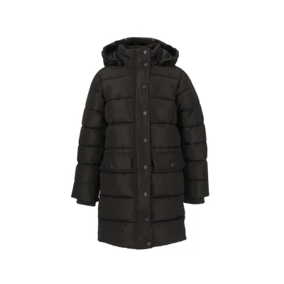 Abbildung von Zigzag Luisa Unisex Wintermantel für Kinder, Größe: 128, Black