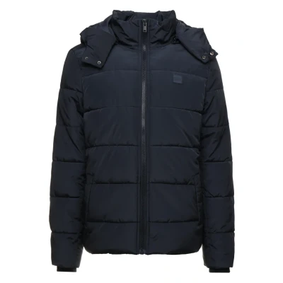 Abbildung von Urban Classics Hooded Puffer Jacket Winterjacke, Herren, Größe: XL, Navy