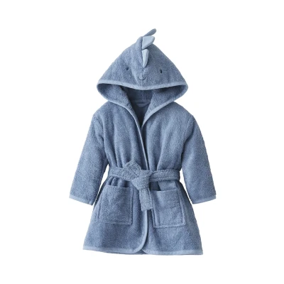Abbildung von Vertbaudet Baby Bademantel,Kleiner Dino Oeko Tex® blau 92