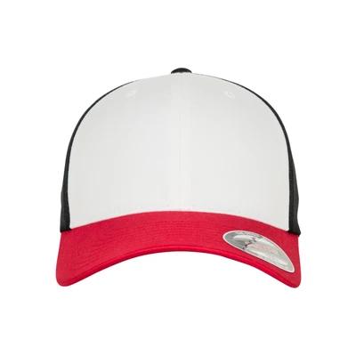 Abbildung von Flexfit Cap, Größe: L/XL, Red/white/black