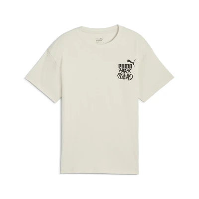 Abbildung von Puma MID Graphic TEE Unisex Tshirt print für Kinder, Größe: 128, Alpine snow