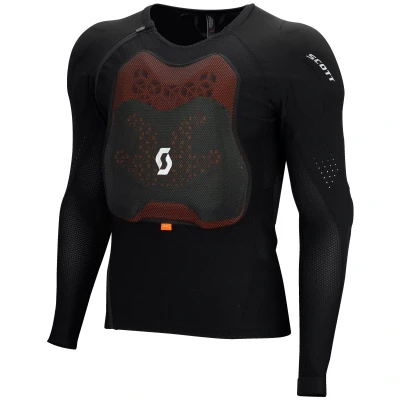 Abbildung von Scott Softcon Hybrid Pro MX Motocross DH Protektorenjacke schwarz 2025: Größe: S