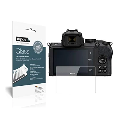Abbildung von dipos I 9H Displayschutz kompatibel mit Nikon Z50 Schutzfolie Anti Shock Folie