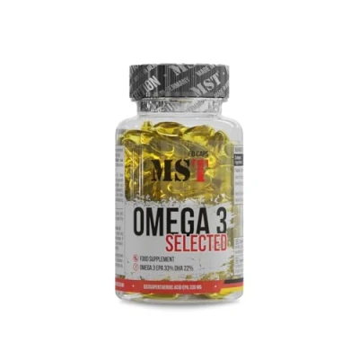 Abbildung von MST Omega 3 Selected Softgels Hochdosiertes Fischöl 1000mg mit EPA und DHA Aus Wildgefangenem Fisch Ohne Zusatzstoffe Für Tägliche Anwendung Made in Germany (60 Kapseln)