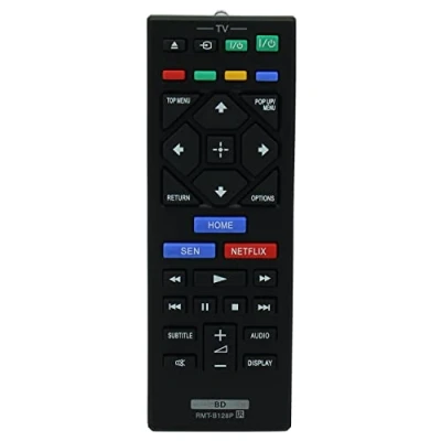 Abbildung von RMT B128P Fernbedienung Ersatz für Sony Blu ray Disc Player BDP S7200 BX120 BX150 BX320 BX350 BX520 S1200 S3200 S3500 S5200 S5. 500 cm