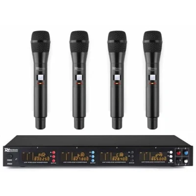 Abbildung von Power Dynamics PD504H Drahtloses Mikrofonsystem mit 4 Mikrofonen