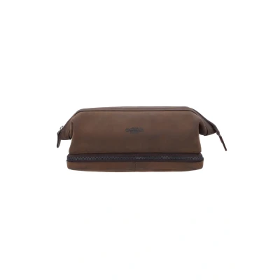 Abbildung von Gusti Leder Quinn Kosmetiktasche, Größe: One Size, Nussbaum