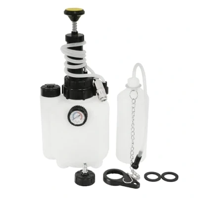 Abbildung von echtools 3L Bremsenentlüftungsgerät Auto Bremsenentlüfter Bremsflüssigkeitswechselgerät mit 1L Absaugbehälter für E20 (ø45mm)