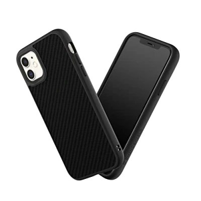 Abbildung von RhinoShield Case kompatibel mit [iPhone 11] SolidSuit Stoßdämpfende &amp; schlanke Schutzhülle Premium Finish 3.5 Meter Fallschutz Karbonfaser Textur
