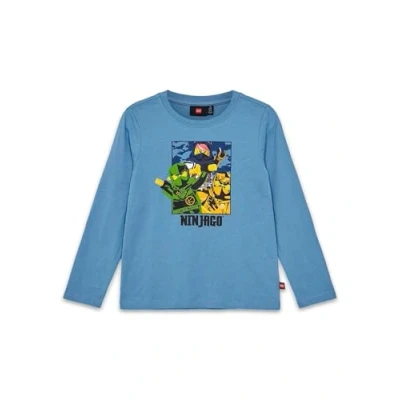 Abbildung von LEGO kidswear Langarmshirt für Kinder, Größe: 128, Blue