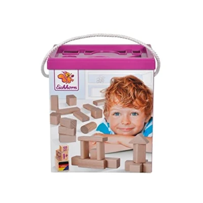 Abbildung von Eichhorn Holzbausteine Set mit 50 Teilen