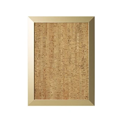Abbildung von Bi Office, Memoboard Kamashi, Dekorativer Kork, Gold MDF Rahmen, 90x60cm