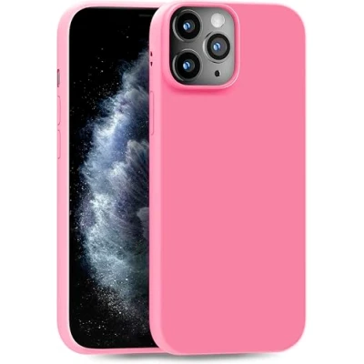 Abbildung von MyGadget Hülle kompatibel mit iPhone 11 Pro Max robuste Schutzhülle TPU Case Slim Silikonhülle Back Cover Kratzfest Handyhülle matt Rosa