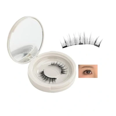 Abbildung von Enjuvie Magnetic Eyelashes, Lash Kit, Lashes, Eyelashes Natural Look with Applicator, Reusable Self Adhesive (USB01)