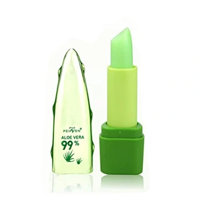 Abbildung von Hanyia Aloe Vera Jelly Lippenstift Farbe Change Temperatur Feuchtigkeitsspendende Balsam Lipgloss Color Changing Lipstick Moisturizing Waterproof Makeup