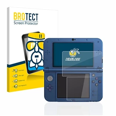Abbildung von BROTECT Schutzglas für Nintendo New 3DS XL Schutzfolie Panzer Folie Glas [Extrem Kratzfest 9H, Anti Fingerprint, Ultra Transparent]