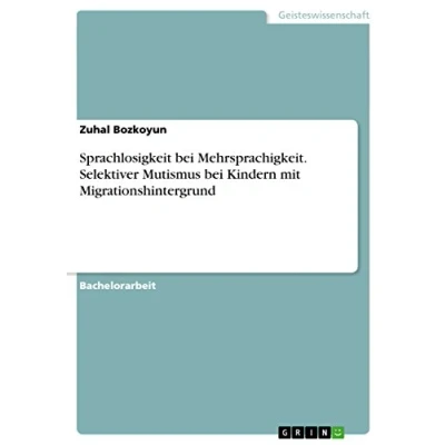Abbildung von Sprachlosigkeit bei Mehrsprachigkeit. Selektiver Mutismus Kindern mit Migrationshintergrund