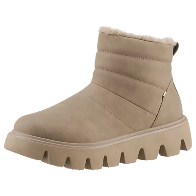 Abbildung von Rieker Evolution Snowboot/Winterstiefel, Damen, Größe: 39, Lehmbeige Schuhe