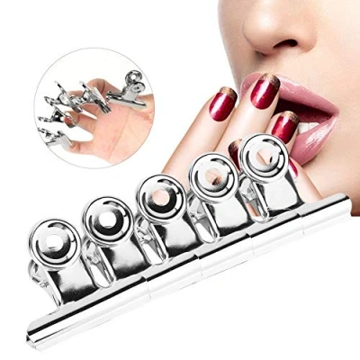Abbildung von Rotekt 5pcs Edelstahl Silber C Curve Nail Extension Clips multifunktionale Art Zubehör