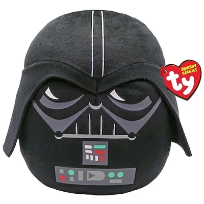 Abbildung von Ty Plüsch Kuscheltier Squish A Boo Star Wars Darth Vader ca. 20 cm (NEU &amp; OVP)