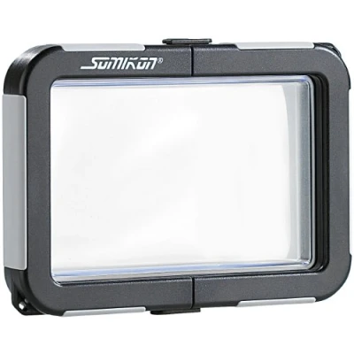 Abbildung von Somikon Kamera Wasserschutzhülle: Tauchgehäuse ohne Objektivführung (max. 99x64x20mm) (Unterwasser Hüllen, Beutel wasserdicht, wasserdichte Taschen)