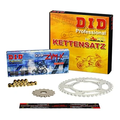 Abbildung von Kettensatz Yamaha YZF R1, 2004 2005, Typ RN12, DID X Ring (ZVM gold) super verstärkt