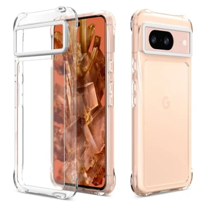 Abbildung von CYRILL von Spigen UltraSheer Hülle [Staubfrei] kompatibel mit Google Pixel 8 (2023) Matte Clear