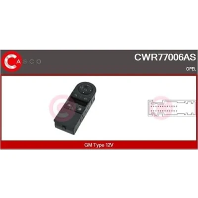 Abbildung von CASCO CWR77006AS Schalter, Fensterheber fahrerseitig OPEL: Astra H Schrägheck, Zafira B, Caravan