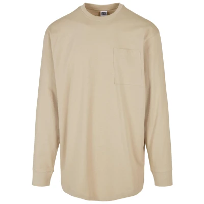 Abbildung von Urban Classics Heavy Oversized Langarmshirt, Herren, Größe: Medium, Concrete