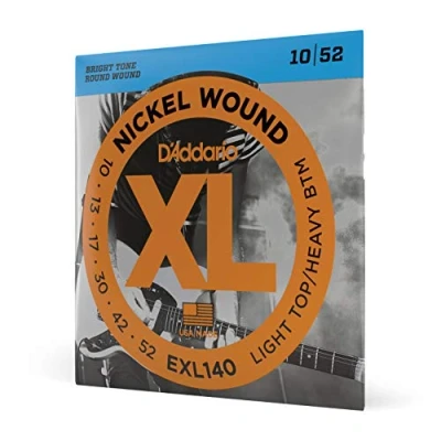 Abbildung von D&#039;Addario EXL140 E Gitarrensaiten, leicht, oben / unten, Nickel