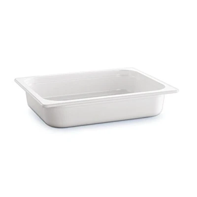 Abbildung von APS 83757 GN 1/2 Behälter ECO LINE, 32,5 x 26,5 cm, Tiefe 65 mm, 3,4 Liter, Melamin, weiß