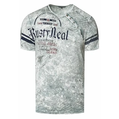 Abbildung von Rusty Neal MIT Front LOGO Tshirt print, Herren, Größe: Large, Grau