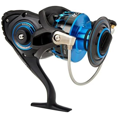 Abbildung von Daiwa Saltist 5.3:1 Gear Spinnrolle, 123,7 cm/15 kg/15 kg, 6500, Schwarz