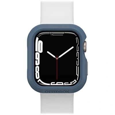 Abbildung von OtterBox All Day Bumper für Apple Watch Series 9/8/7 41mm, stoßfeste, sturzsichere, schlanke Schutzhülle Watch, schützt den Display und die Kanten, Blau/Grau