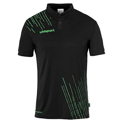 Abbildung von uhlsport Herren Score 26 Poly Poloshirt Und Jungs Sport Polo, Schwarz/Fluo Grün, L EU
