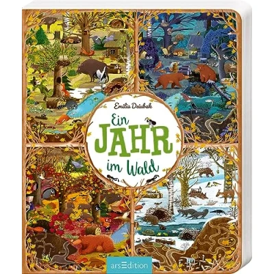 Abbildung von Ein Jahr im Wald: Pappbilderbuch Tiere und Jahreszeiten Wald, ab 3 Jahren
