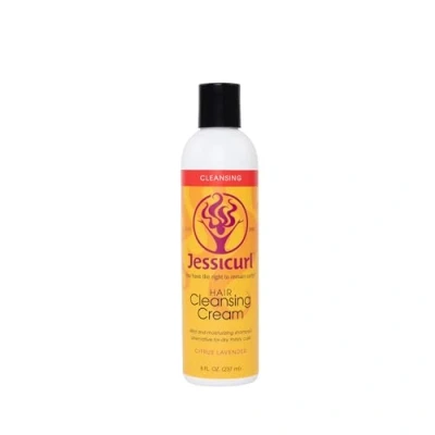 Abbildung von Jessicurl Haarreinigungscreme, Zitrus Lavendel, 8 Fl oz. Feuchtigkeitsspendendes Shampoo für lockiges Haar, sulfatfreies trockenes Haar