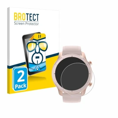 Abbildung von BROTECT (2 Stück Schutzfolie für Huami Amazfit GTR (42 mm) Displayschutz Folie Ultra Klar